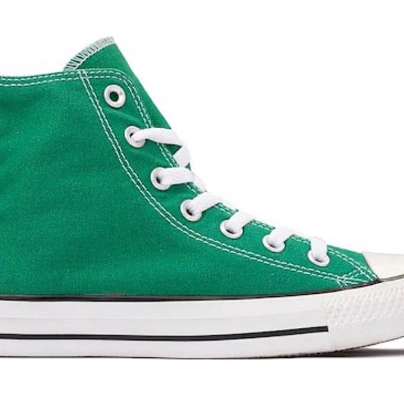 Converse Classic Green High-Tops - Picture 2 of 2